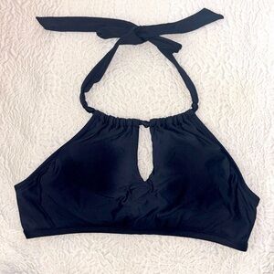 ANTHROPOLOGIE High Neck Halter Bikini Top